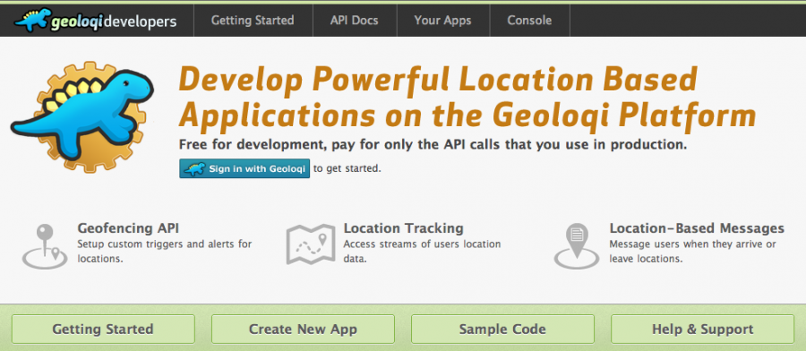 Geoloqi Developer Site