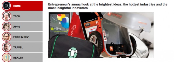 Geoloqi named Entrepreneur Magazines 100 Brilliant Companies